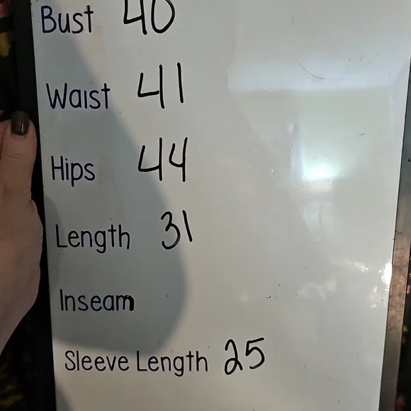 J. Jill Floral Watercolor Layered Tunic Top Size S Long Sleeve Cotton Blend WT53 - Picture 10 of 10